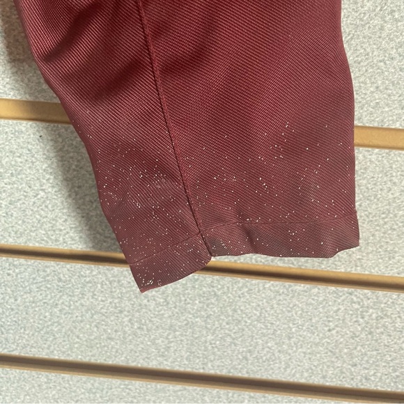 Women's HARLEY DAVIDSON MOTORCYCLES Riding Nylon Jacket - Large Burgundy - Picture 4 of 12